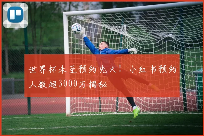 世界杯未至预约先火!小红书预约人数超3000万揭秘